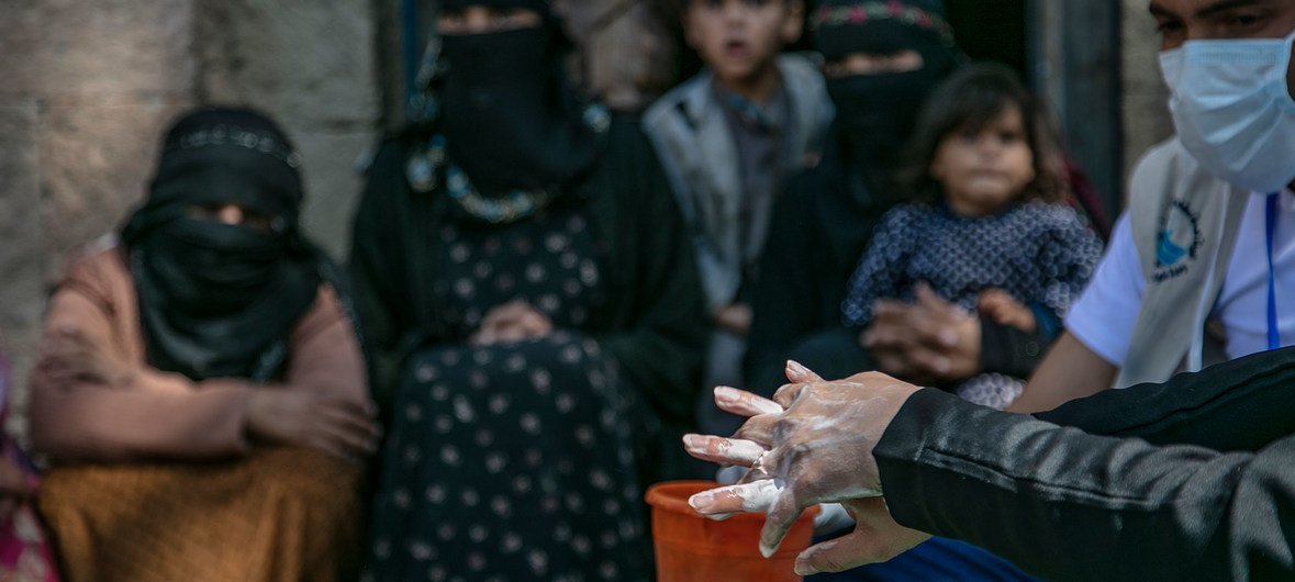 اليونيسف تعمل على الترويج لغسل اليدين في اليمن